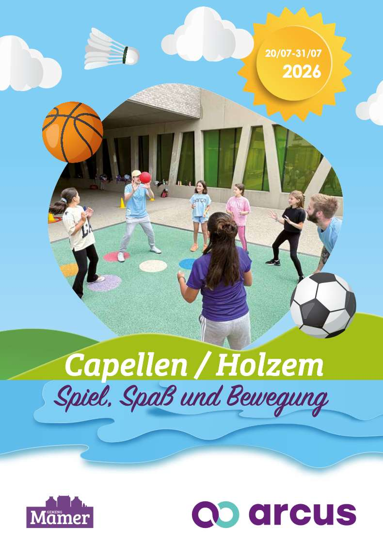 Brochure Cover - Gemeng Mamer Fräzäitnomëtteger